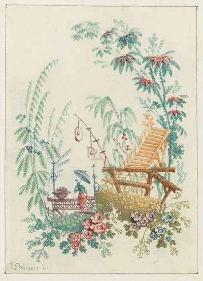 Ornamentales Design aus Nouvelle suite de cahiers arabesques chinois à l